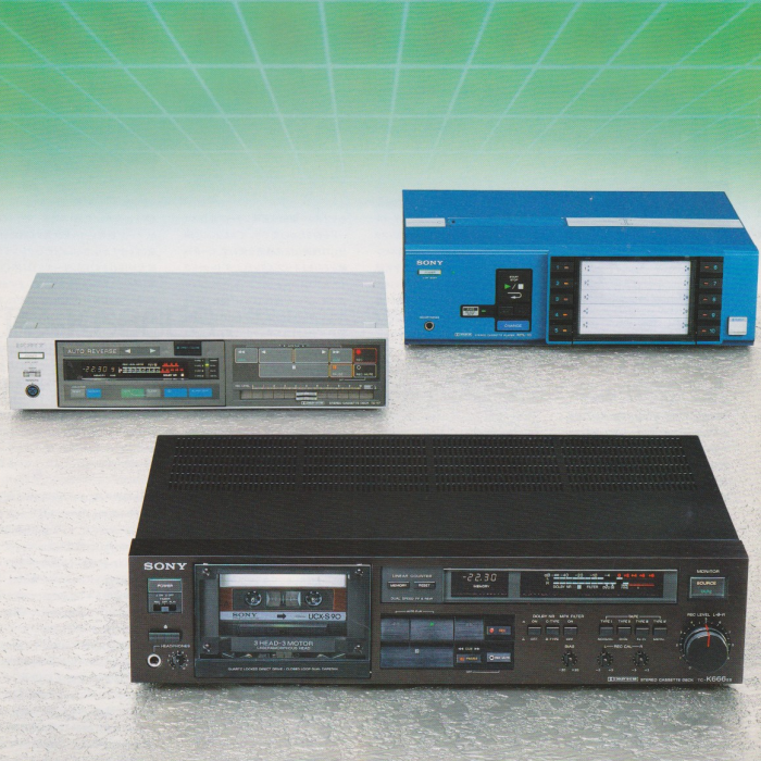 SONY] カセットデッキ 総合カタログ [1983年1月] – nakamura
