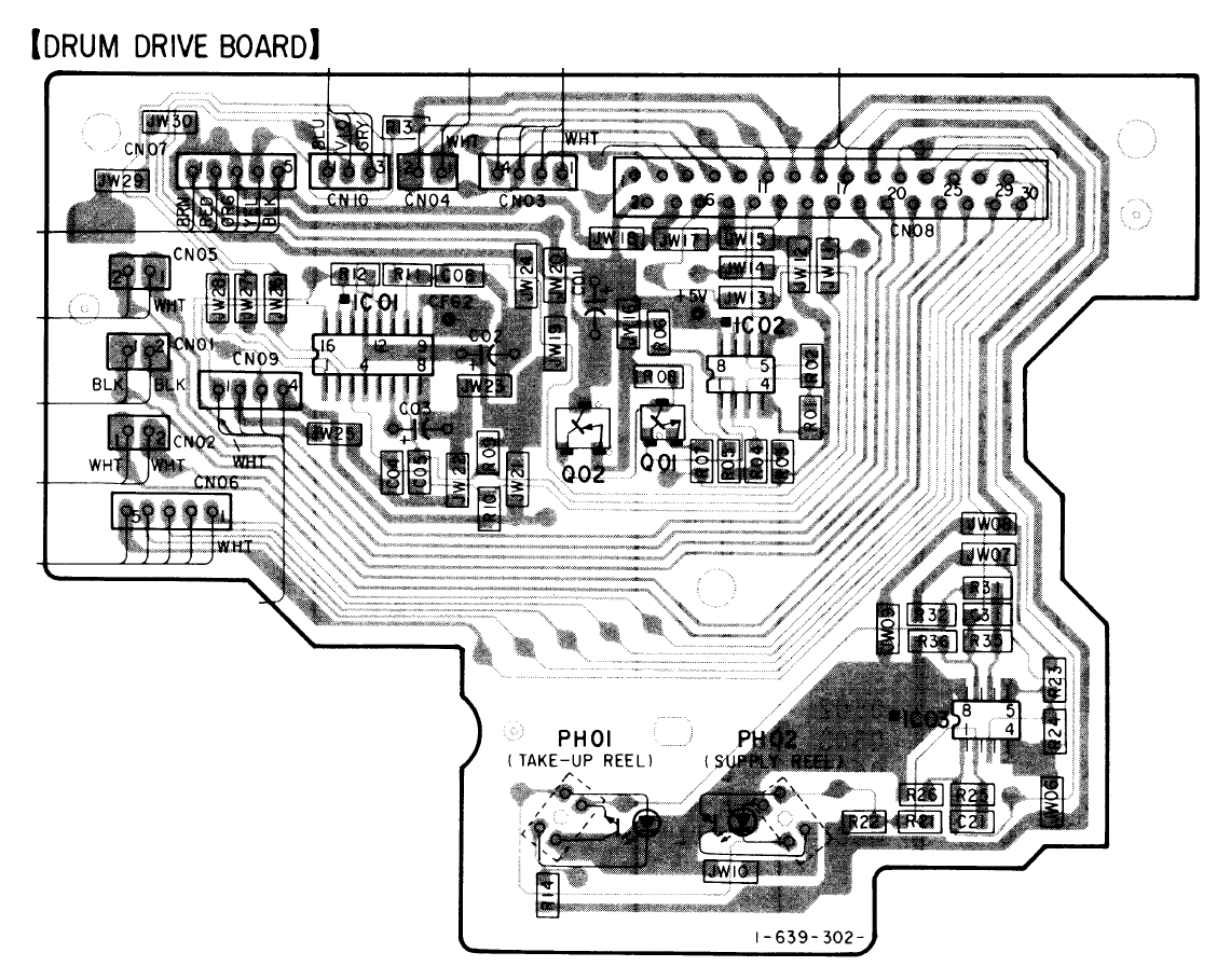 DRUM DRIVE BOARD_1-639-302-13_DTC-59ES