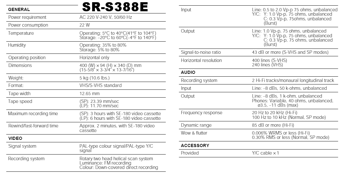 Victor_SR-S388E